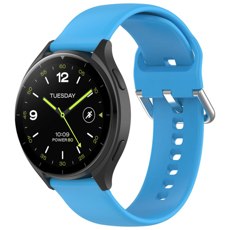 Pasek Bizon Strap Watch Silicone Pro N do Xiaomi Watch 2, błękitny