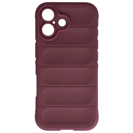 Pancerne etui Bizon Case Tur do iPhone 17, burgundowe