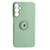 Etui Bizon Case Silicone Ring Sq do Galaxy A24, jasnozielone