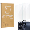 3x Szkło hartowane + szybka na aparat Bizon Glass Clear 2 Pack do Realme C55