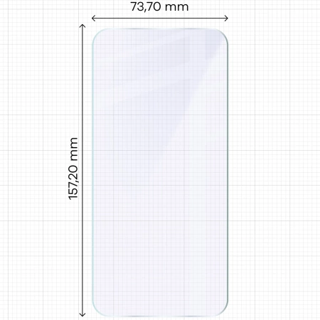 Elastyczne szkło hybrydowe Bizon Glass Mule do Oppo Find X9 Pro