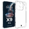 Elastyczne etui Bizon Case Salpa do Oppo Find X9 Pro, przezroczyste