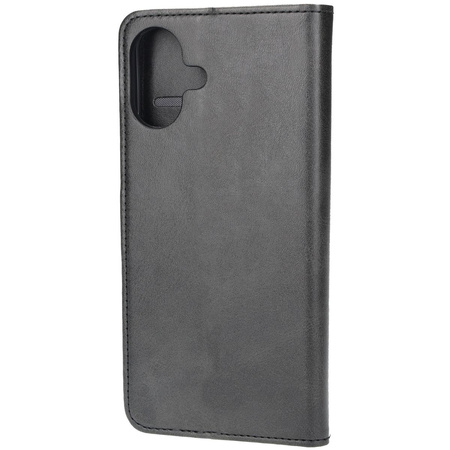 Etui z klapką Bizon Case Pocket do iPhone 16 Plus, czarne