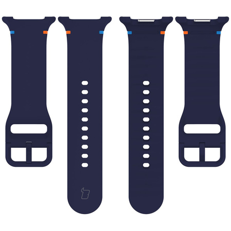 Silikonowy pasek Bizon Strap Watch Silicone do Galaxy Watch Ultra 47 mm, żółty