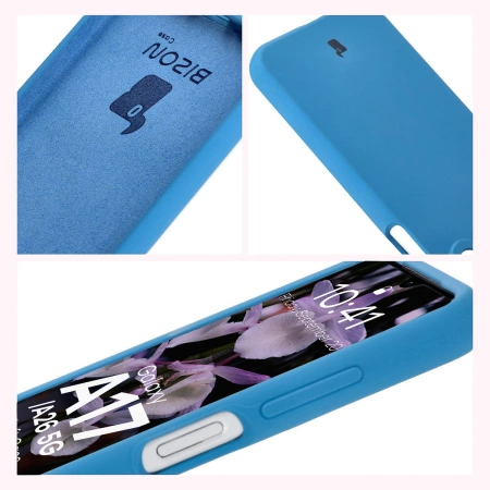 Silikonowe etui Bizon Soft Case do Galaxy A17 5G / A26 5G, niebieskie