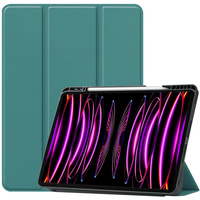 Etui Bizon Case Tab Lizard do iPad Pro 12.9 2022/2021/2020/2018, ciemnozielone