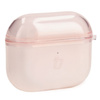 Etui Bizon Case Headphone Clear do Airpods 3, przezroczysto-różowe