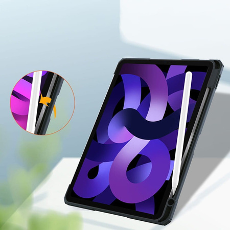 Etui Bizon Case Tab Clear Matt do Apple iPad Air 6 / Air 5 / Air 4 / iPad Pro 11 2018, granatowe