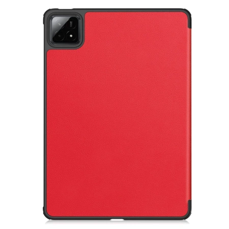 Etui z klapką Bizon Case Tab Croc do Xiaomi Pad 7 / 7 Pro, czerwone