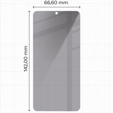 Prywatyzujące szkło hartowane Bizon Glass Clear Shadow Duo do Galaxy S23, przyciemniane, 2 sztuki