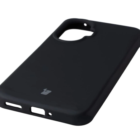 Silikonowe etui Bizon Soft Case do Xiaomi POCO F7, czarne