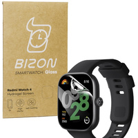 Folia hydrożelowa na ekran Bizon Glass Watch Hydrogel do Redmi Watch 4, 2 sztuki