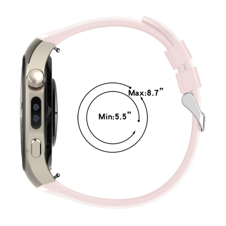 Silikonowy pasek Bizon Strap Watch Silicone do Apple Watch 38/40/41/42 mm, burgundowy