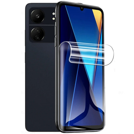 Folia hydrożelowa na ekran Bizon Glass Hydrogel Front do Redmi 13C/13C 5G/Poco C65, 2 sztuki