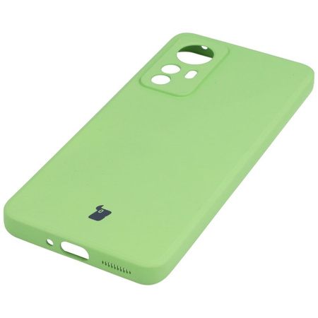 Etui Bizon Case Silicone do Xiaomi 12 / 12x, jasnozielone