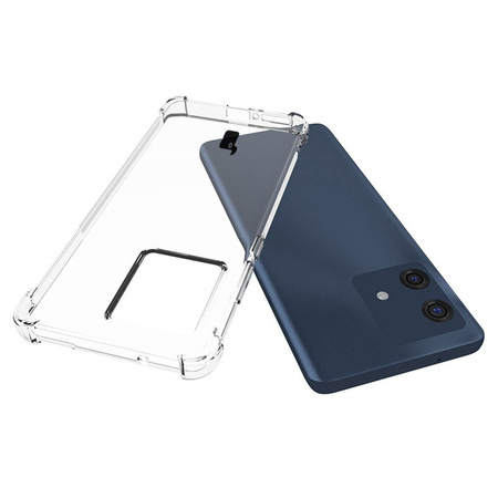 Elastyczne etui Bizon Case Salpa do Motorola Edge 40 Neo, przezroczyste