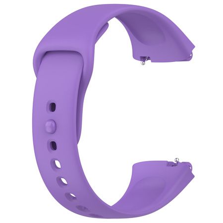 Pasek Bizon Strap Watch Dots do Xiaomi Redmi Watch 3 Active, fioletowy