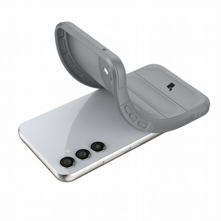 Pancerne etui Bizon Case Tur do Galaxy A34 5G, jasnoszare