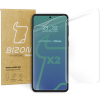 Folia hydrożelowa na ekran Bizon Glass Hydrogel Front Duo do Galaxy M55 5G, 2 sztuki