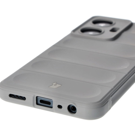 Pancerne etui Bizon Case Tur do Realme C55, jasnoszare