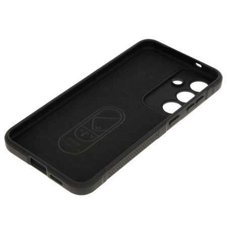 Pancerne etui Bizon Case Tur do Galaxy S25 Plus, czarne