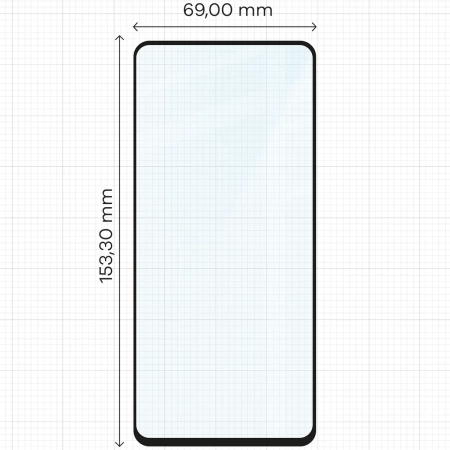 Szkło hartowane Bizon Glass Edge Duo do Galaxy A52s / A52 5G / A52 4G, czarna ramka, 2 sztuki