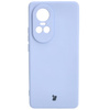 Etui Bizon Case Silicone Sq do Oppo Reno 10 5G, jasnofioletowe