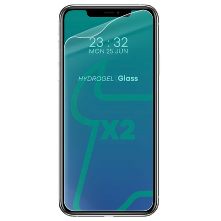 Folia hydrożelowa na ekran Bizon Glass Hydrogel, iPhone 11 Pro Max / Xs Max, 2 sztuki