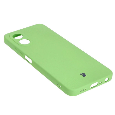 Etui Bizon Case Silicone do Oppo A38 4G, jasnozielone