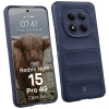 Pancerne etui Bizon Case Tur do Xiaomi Redmi Note 15 Pro 4G, granatowe