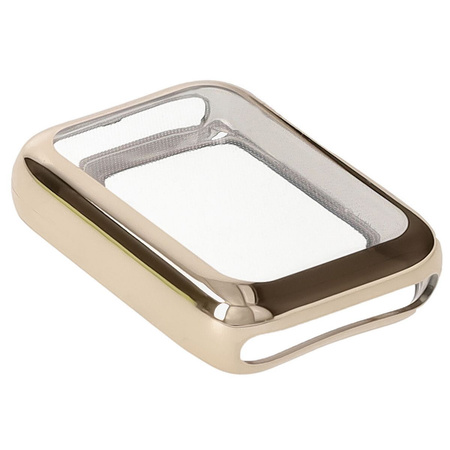 Etui z osłoną ekranu Bizon Case Watch Felipe do Xiaomi Mi Smart Band 9 Pro, złote