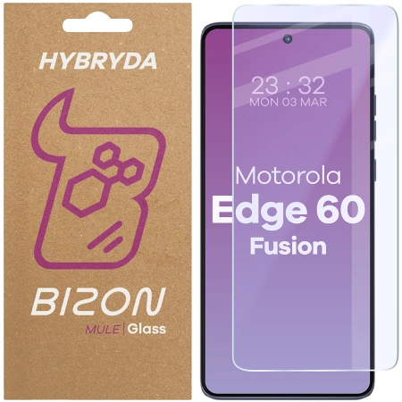 Elastyczne szkło hybrydowe Bizon Glass Mule do iPhone 16 Plus