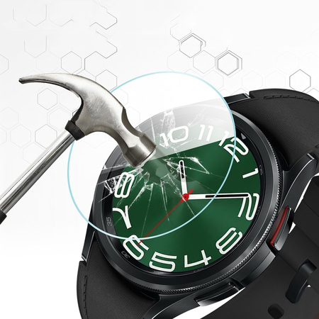 Szkło hartowane Bizon Glass Clear do Galaxy Watch 6 Classic 47 mm