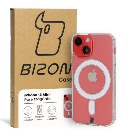 Etui Bizon Case Pure Magnetic do iPhone 13 Mini, przezroczyste