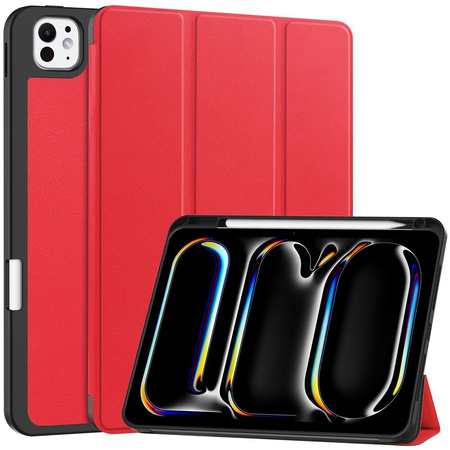 Etui Bizon Case Tab Lizard do iPad Pro 11" 5 gen. 2024, czerwone