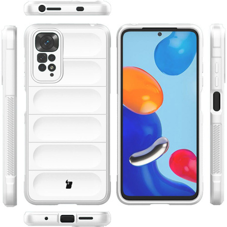 Pancerne etui Bizon Case Tur do Xiaomi Redmi Note 11 / 11S 4G, białe