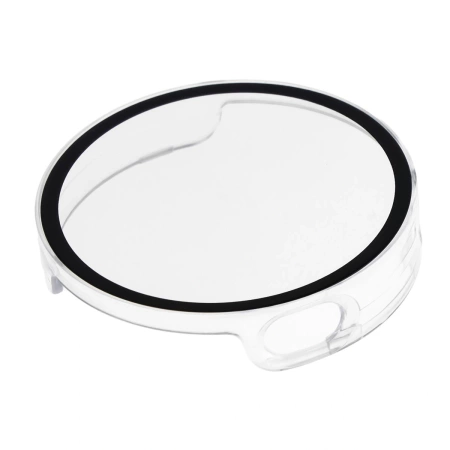 Etui ze szkłem do zegarka Bizon Case+Glass Watch do Xiaomi Watch S4 41 mm, przeźroczyste