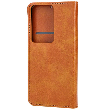 Etui z klapką Bizon Case Pocket Pro do Oppo A79 5G, brązowe