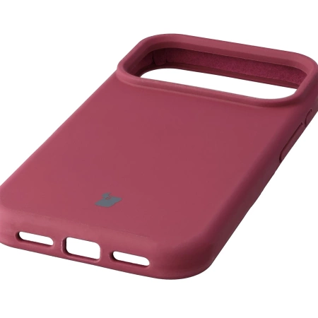 Silikonowe etui Bizon Soft Case do iPhone 17 Pro, ciemnofioletowe
