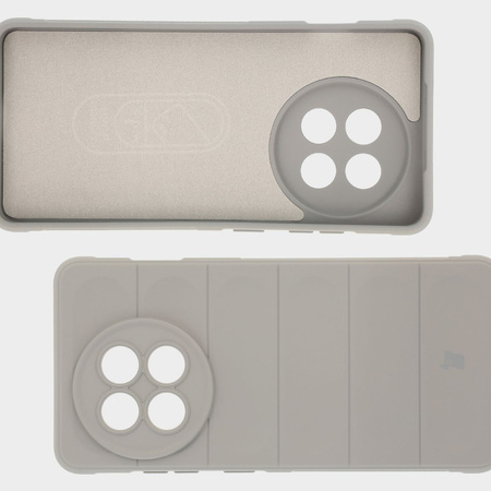 Pancerne etui Bizon Case Tur do OnePlus 13R, jasnoszare