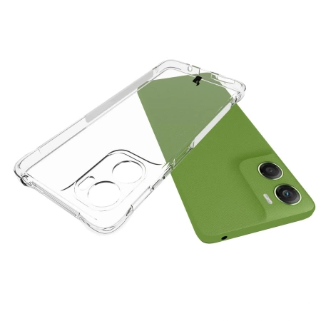 Elastyczne etui Bizon Case Salpa do Motorola Moto G06 4G / G06 Power 4G, przezroczyste
