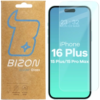 Szkło hartowane Bizon Glass Clear 2 do iPhone 15 Plus / 15 Pro Max / 16 Plus