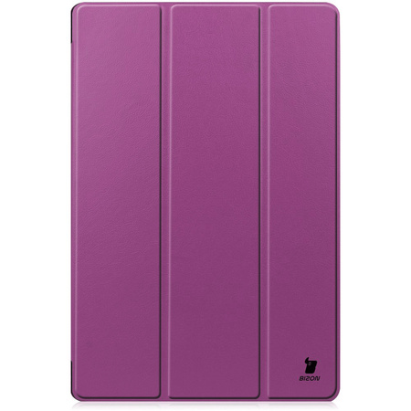 Etui Bizon Case Tab Croc do Samsung Galaxy Tab S8 Plus / S7 Plus, ciemnofioletowe