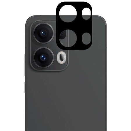 2x Szkło hartowane z ramką + szybka na aparat Bizon Edge 3D Pack do Oppo Reno13 Pro