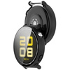 Etui ze szkłem do zegarka Bizon Case Watch Adamo do Huawei Watch GT 5 41 mm, czarne matowe