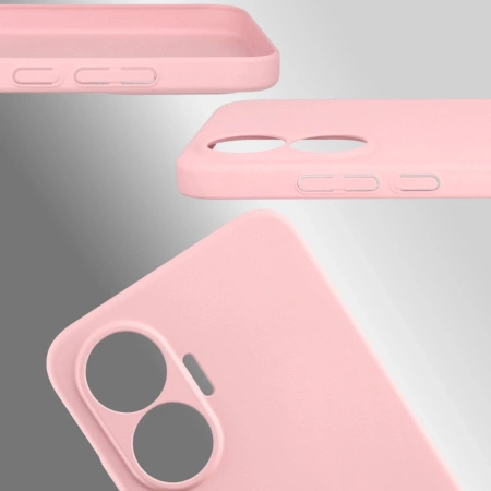 Etui Bizon Case Łupka do Xiaomi POCO F7, różowe