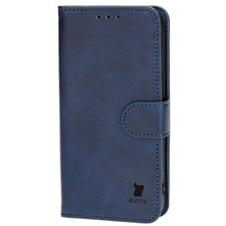 Etui z klapką Bizon Case Pocket do iPhone 14, granatowe