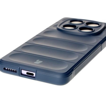 Pancerne etui Bizon Case Tur do Xiaomi Redmi Note 14 Pro 4G, granatowe