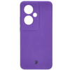 Silikonowe etui Bizon Soft Case do Oppo Reno11 F 5G, fioletowe